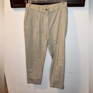 LL Bean Ladies Pleated Front Classic Fit Size 12